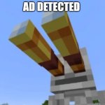 USE THIS | ad detected | image tagged in phoenixsc skeleton | made w/ Imgflip meme maker