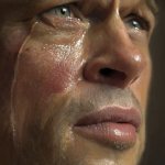 Crying Brad Pitt meme