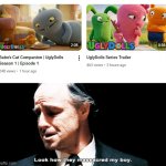 UglyDolls deserves way better than just a bunch of AI-generated slop. | image tagged in look how they massacred my boy,uglydolls,stop ai | made w/ Imgflip meme maker
