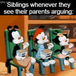 Waiting for the grand finale (the divorce) | Siblings whenever they see their parents arguing: | image tagged in gifs,memes,funny | made w/ Imgflip video-to-gif maker