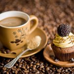 coffee and cupcake