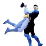 Anissa and Mark Grayson Hug