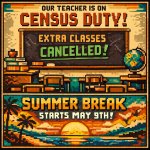 Like I am in 9th so there is extra classes of mine so our teache