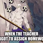 not for long | When the teacher forgot to assign homework | image tagged in gifs,one piece | made w/ Imgflip video-to-gif maker