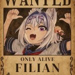 Filian Wanted Poster