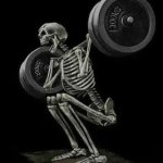 weightlifting skeleton
