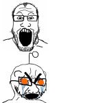 Soy happy angry