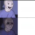 Gamer wojak to sad gamer wojak