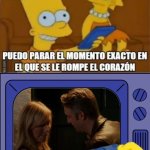 momento exacto en el que se le rompe el corazon