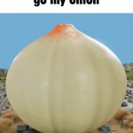go my onion GIF Template