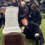 Trump grave meme