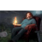 Jack Black Kristofer Zetterstrand Painting