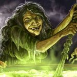 Witch Stirring Pot to Bad Food