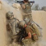 Soldiers under fire