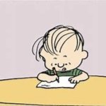 Linus writing