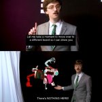there really is nothing there meme