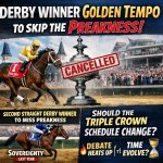 Kentucky Derby winner Golden Tempo will not run in the Preakness