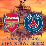 Arsenal vs. PSG | THE CHAMPIONS LEAGUE FINAL IS SET! | Coming 30 May
LIVE on TNT Sports
and HBO Max | image tagged in budapest,arsenal,psg,champions league,final,memes | made w/ Imgflip meme maker