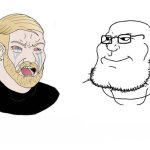 Soyjak vs. Yes Chad (reverse)