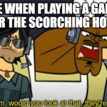 Hot Weather while Playing Outside | Me when playing a game under the scorching hot sun | image tagged in hmm would you look at that they're dead,outdoors,playing,memes,fun | made w/ Imgflip meme maker