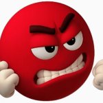 Red angry Smiley