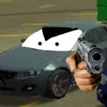 coupe with gun