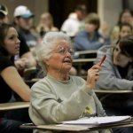 Old Lady in Study
