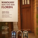 Mahogany Front Entry Door Florida