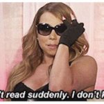 Mariah I can't read