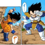 Goku vs Vegeta saiyan saga meme
