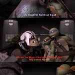 Who Tells 2012 Turtles and Mutanimals Stop Arguing? meme