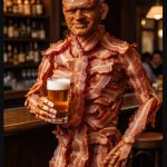 bacon beer man