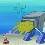 Robot Poops On Mr Krabs