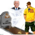 Patriot pays respects to Biden