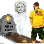 Patriot pays respects to Hillary