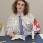Liam Keel signs paperwork meme