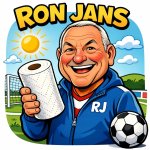 ron jans with keukenrol in his hand