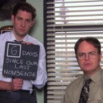 Jim Halpert and Dwight Schrute Sign
