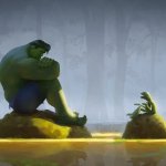 Hulk and Kermit