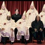 Supreme Court racist KKK Jim Crow segregation John Roberts vote meme