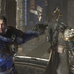 Titus aiming at chaplain
