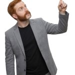 Randall Daniels pointing up