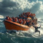 Lifeboat rough seas overboard survival ethics