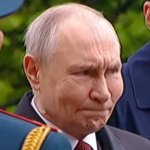 Sad and old Putin