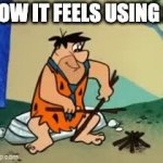 stone age GIF Template