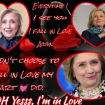 Hillary Heart Throb I'm so in Love