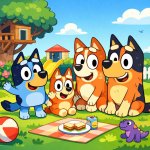 Bluey cartoon