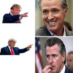 Trump trolls Gavin Newsom and his tax the rich plan meme