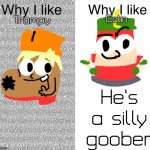 I love old British animated series LOL | Trampy; Colin; He’s a silly goober | image tagged in why i like,british,uhh,fard | made w/ Imgflip meme maker