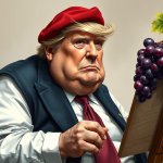 Donald Trump, the Grape Artist meme